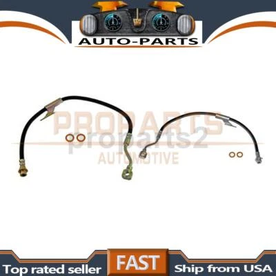 Front Kit Hydraulic Brake Hose 2x For 1994 Chevrolet C1500 6.5L - Image 1 of 4