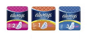 Always Classic Normal Maxi Night Pads Towels Wings Soft Feel Protection 