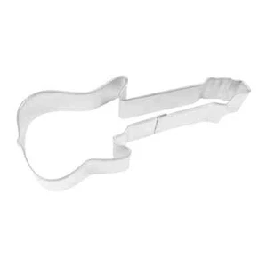 Electric Guitar 5'' Cookie Cutter Metal - Picture 1 of 5