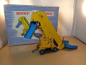 Dinky Toys no.964 Elevator Loader In Yellow/Blue , Vintage Diecast Boxed
