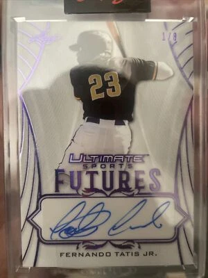 2021  Leaf Ultimate Futures auto Fernando Tatis Jr Numbered 1/8 🔥 - Image 1 of 2