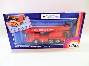 SIKU 2914 'FAUN GRÚA GRÚA MÓVIL, BOMBEROS' ROJO. 1:55. EXCELENTE/EN CAJA - Imagen 1 de 7