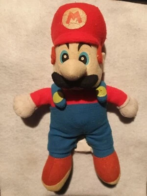 Nintendo Mario bros Kellytoy Plush 2001 Blue Eyes [RARE] vintage  - Image 1 of 4