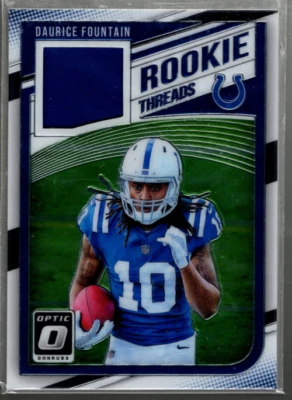 A7349- 2018 Donruss Optic Rookie Threads #28 Daurice Fountain Jersey - NM-MT - Image 1 of 2