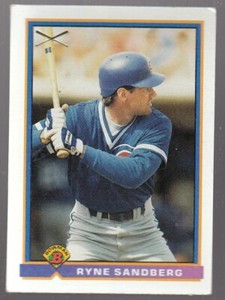 1991 BOWMAN BASEBALL #371 RICKEY HENDERSON OAKLAND ATHLETICS  VG++