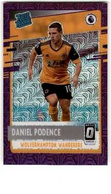 2020 Panini Donruss Optic Rated Rookie Purple Mojo Daniel Podence Rookie #5 - Image 1 of 2
