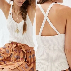 Anthropologie Knit V Neck Tank. Size xs - Picture 1 of 8