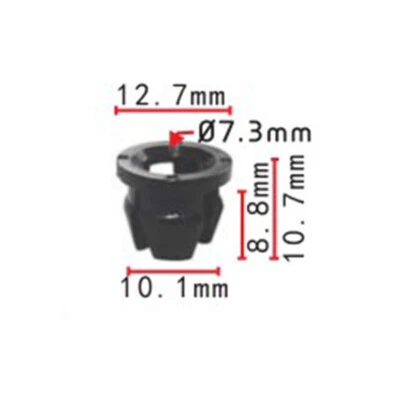 10 clips de retención de ojal de rejilla de luz de marcador delantero para automóvil para Ford Toyota Nissan Foto 1 de 3