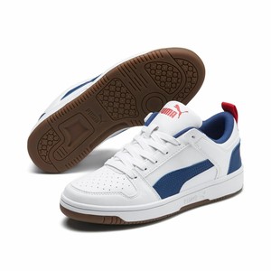 puma blue red white