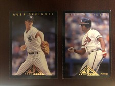 1993 Fleer Major League Prospects - #1 Melvin Nieves - #8 Russ Springer