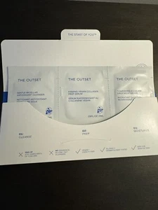The Outset Daily Essentials Regimen Sample Set Cleanser Serum Moisturizer NEW - Picture 1 of 4