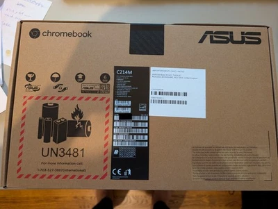 ASUS Chromebook C214MA-BU0335 11.6" Laptop/Tablet Brand New Sealed in Box - Image 1 of 3