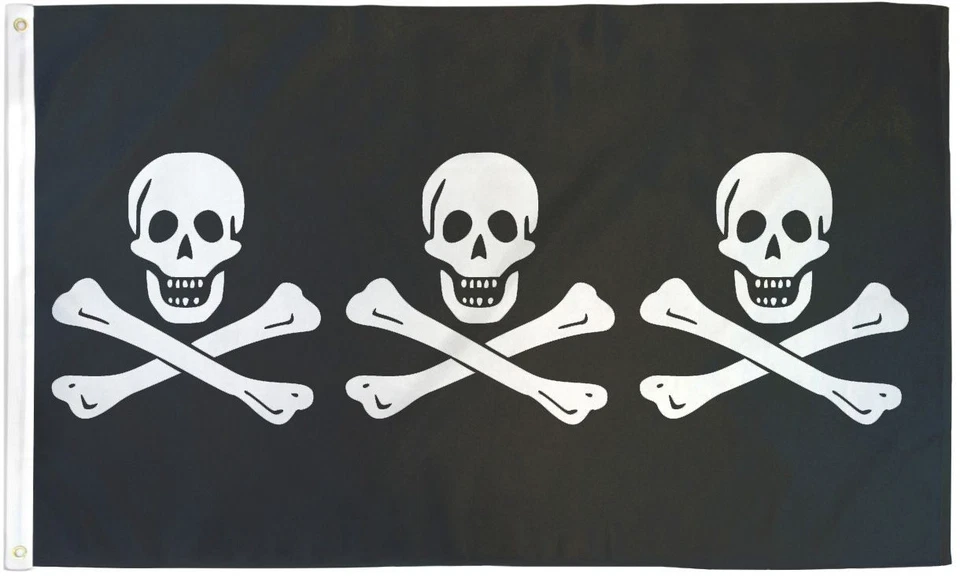 Bandera pirata Christopher Condent 3x5 Foto 1 de 1