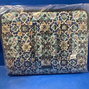 Vera Bradley Laptop Sleeve Lisbon Medallion Cool NWT Bag Case 14" Sealed - Picture 1 of 3