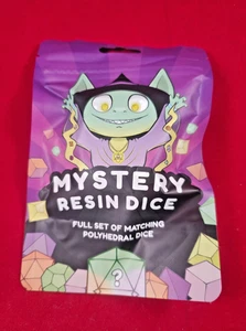 Mystery Dice Goblin Resin Dice Full set of Polyhedral Dice 6 dice Halloween - Picture 1 of 2