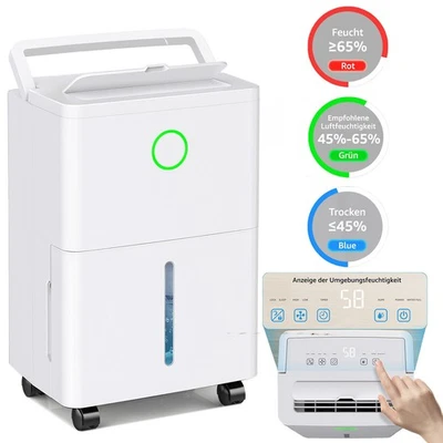 Raumentfeuchter elektrisch Luftentfeuchter 6L/Tag 65m³ Entfeuchtungsgerät D032 - Bild 1 von 4