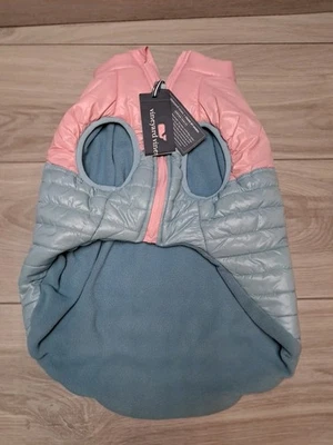 Vineyard Vines Pet Dog Puffer Jacket Palm Beach Large New With Tags Found - Image 1 of 4