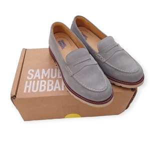 Samuel Hubbard Womens Tailored Traveler Suede Penny Loafer US 7.5 Wide ($265) - Picture 1 of 18