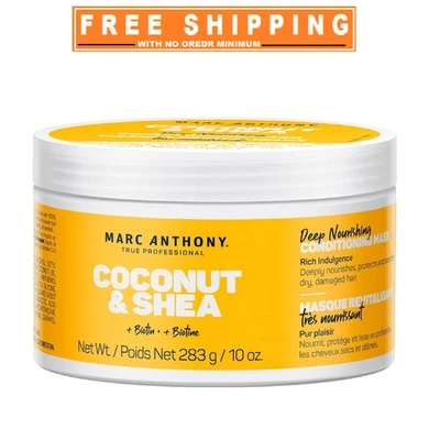 Mascarilla capilar Marc Anthony 8 oz reparadora fortalece lazos cabello seco dañado anti-frizz Foto 1 de 4