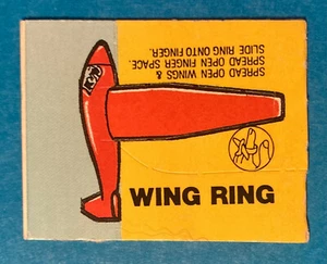Anillo de ala vintage 1987 Cracker Jack publicidad premium/4 variedades - Imagen 1 de 16