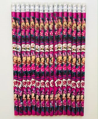 (16) Disney Minnie Mouse #2 Pencils Birthday Party Favor/School Supplies Rewards - Image 1 of 4