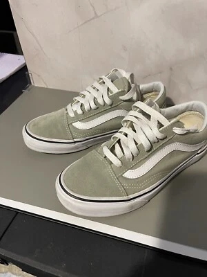 Vans UA Old Skool Gamuza Lona Zapatos de Patín Postre Salvia Para Mujer Talla 7 Para Hombre 5 Foto 1 de 4
