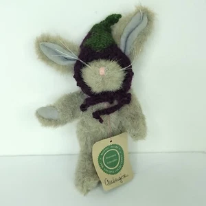 Boyds Bears Ostern HASE HASE Hase AUBERGINE Plüsch Aubergine Hut Frühling 8 Zoll - Bild 1 von 6