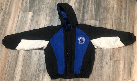Vintage 90's Starter Kentucky Wildcats NCAA Puffer Jacket Men’s XL Double Logo Cover