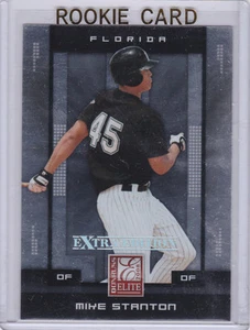 GIANCARLO STANTON ROOKIE CARD 2008 Donruss Elite Extra Edition RC Mike YANKEES! - Picture 1 of 2