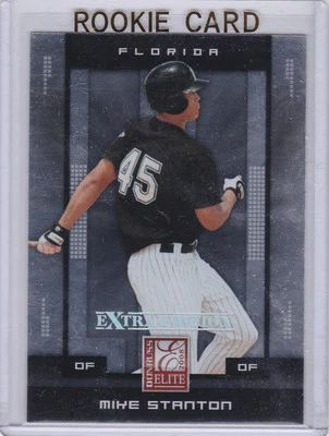 GIANCARLO STANTON ROOKIE CARD 2008 Donruss Elite Extra Edition RC Mike YANKEES! - Image 1 of 2
