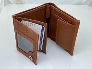 Men Wallet Handmade Card Holder Brown Purse Multi Slots for Cards Men Wallet