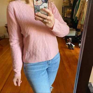 Vintage Pure Cashmere 2-Ply Cable Knit Sweater - Picture 1 of 7