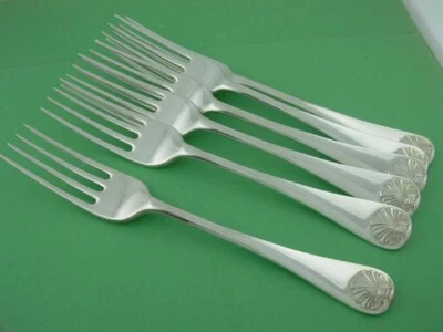 Horquillas de plata esterlina STIEFF 7 5/8" tamaño cena Williamsburg restauración CÁSCARA Foto 1 de 4