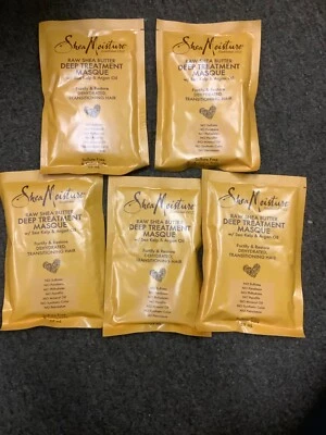SHEA MOISTURE RAW SHEA BUTTER DEEP TREATMENT MASQUE 2OZ 3PCS - Image 1 of 3