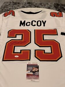 Lesean Mccoy Autographed/Signed Jersey JSA COA Tampa Bay Buccaneers