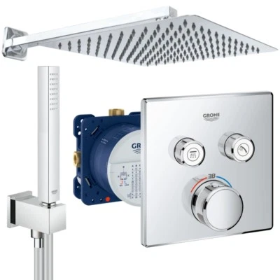 Unterputz Duscharmatur Kopfbrause 300, Grohe Grohtherm SmartControl Set SmartBox - Bild 1 von 4