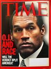 O.J. SIMPSON - WILL THE VERDICT SPLIT AMERICA? October 9, 1995 TIME Magazine 