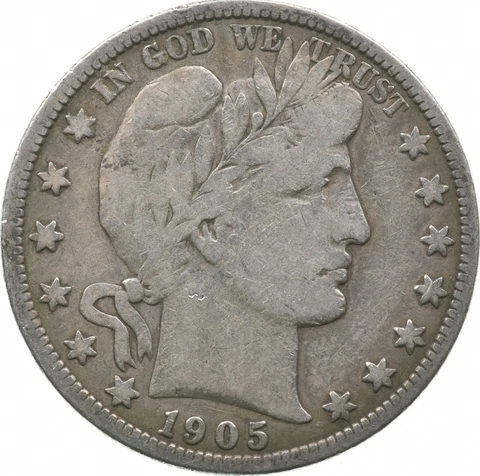 1905-S Barber Half Dollar *2419 Cover