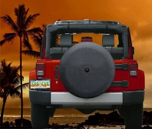 SpareCover Brawny Series 40" Tire Cover Fits 2018-22 Jeep Wrangler w/backup cam - Picture 1 of 12