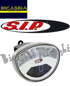 4616 CONTACHILOMETRI DIGITALE SIP BIANCO VESPA 50 90 SS 125 GT GTR PRIMAVERA ET3 - Picture 1 of 1
