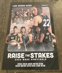 Las Vegas Aces WNBA Semifinals 2023 Poster vs Dallas Wings. 11x17in Brand New! - Picture 1 of 2