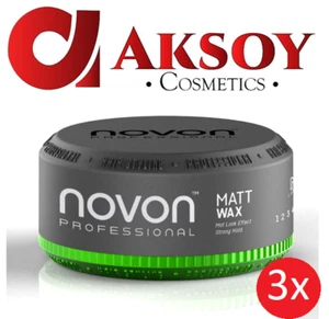 ( 35,33€ / 1L ) 3 x Novon Professional Matt Wax 150 ml - Haar Wachs matte look - Bild 1 von 2