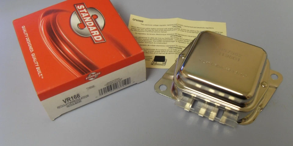 REGULADOR DE VOLTAJE MOTOR ESTÁNDAR EE. UU. VR166 para Lincoln Continental 1963-1991 Foto 1 de 1