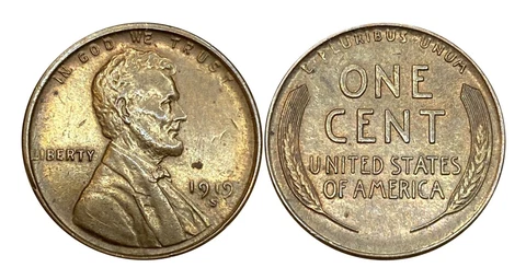 1919 S - Lincoln Wheat Penny Item # 29070 Cover