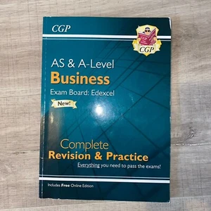 CGP AS & A-level Business Exam Board: Edexcel Complete Revision & Practice - Picture 1 of 4