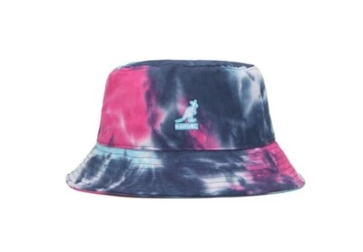 KANGOL Tie-Dye Sombrero Cubo 4359 Arco Iris Unisex Moda Informal Ropa de Calle Gorra Foto 1 de 4
