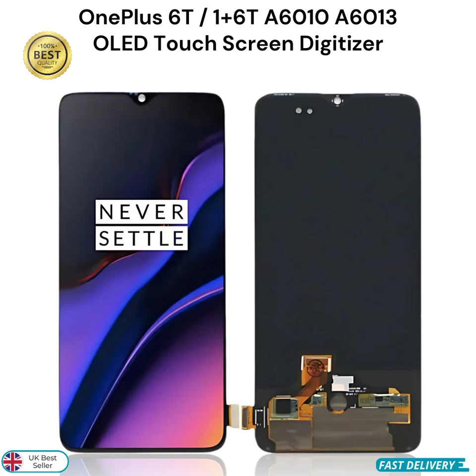 For OnePlus 6T / 1+6T A6010 A6013 OLED Touch Screen Digitizer New LCD Screen - Image 1 of 4