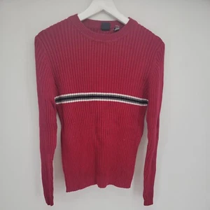 Womens Gap Red Long Sleeve Pullover Sweater Size S Cotton - Picture 1 of 6