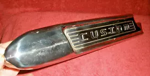 1950S 1951 FORD LEFT FRONT FENDER MOLDING CLEAN CUSTOM STAINLESS DELUXE HOT ROD - Picture 1 of 9
