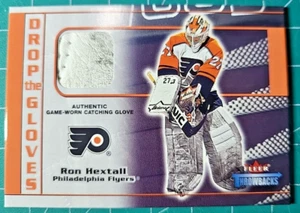 2002-03 Fleer   Throwbacks   Drop the Gloves   #2 Ron Hextall  112/200  Hockey - Picture 1 of 5